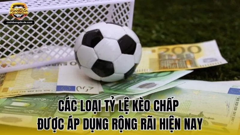 Các loại tỷ lệ kèo chấp được áp dụng rộng rãi hiện nay