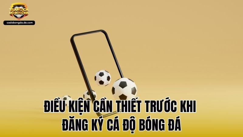 Điều kiện cần thiết trước khi đăng ký cá độ bóng đá