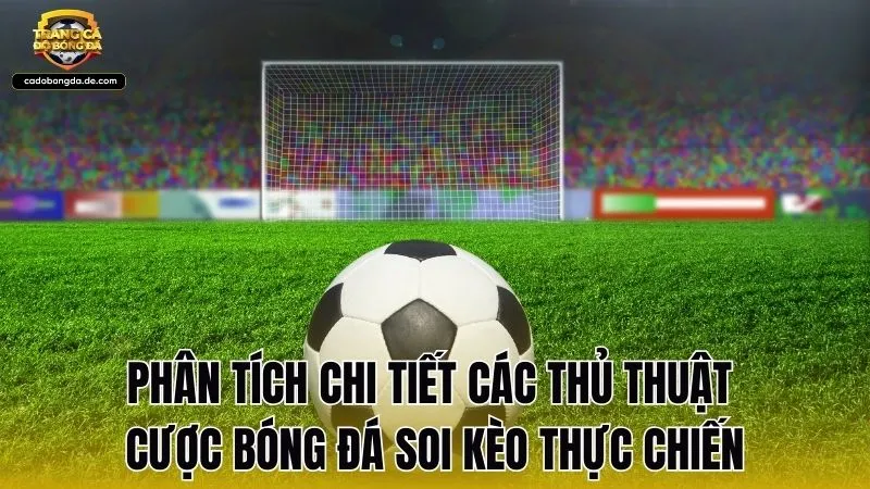 Phân tích chi tiết các thủ thuật cược bóng đá soi kèo thực chiến